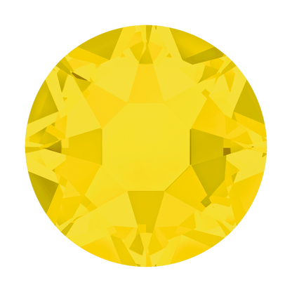 Swarovski Flatback Crystal Rhinestone Yellow Opal