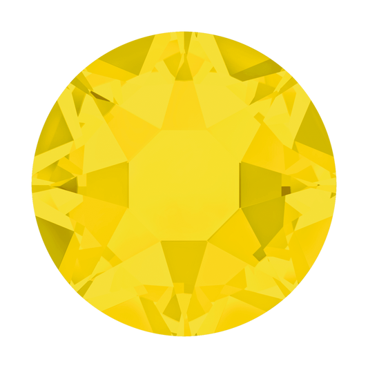 Swarovski Flatback Crystal Rhinestone Yellow Opal