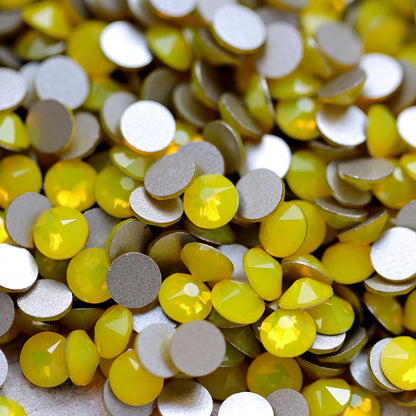 Swarovski Flatback Crystal Rhinestone Yellow Opal