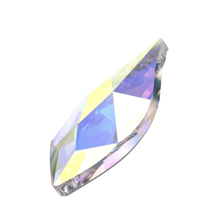 Swarovski 2205 Flame Flatback Rhinestones 7.5mm Crystal AB