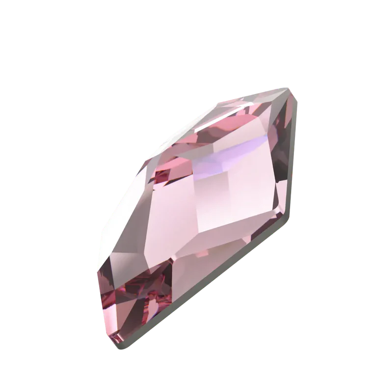 Swarovski 2709 Rhombus Flatback Rhinestones Light Rose