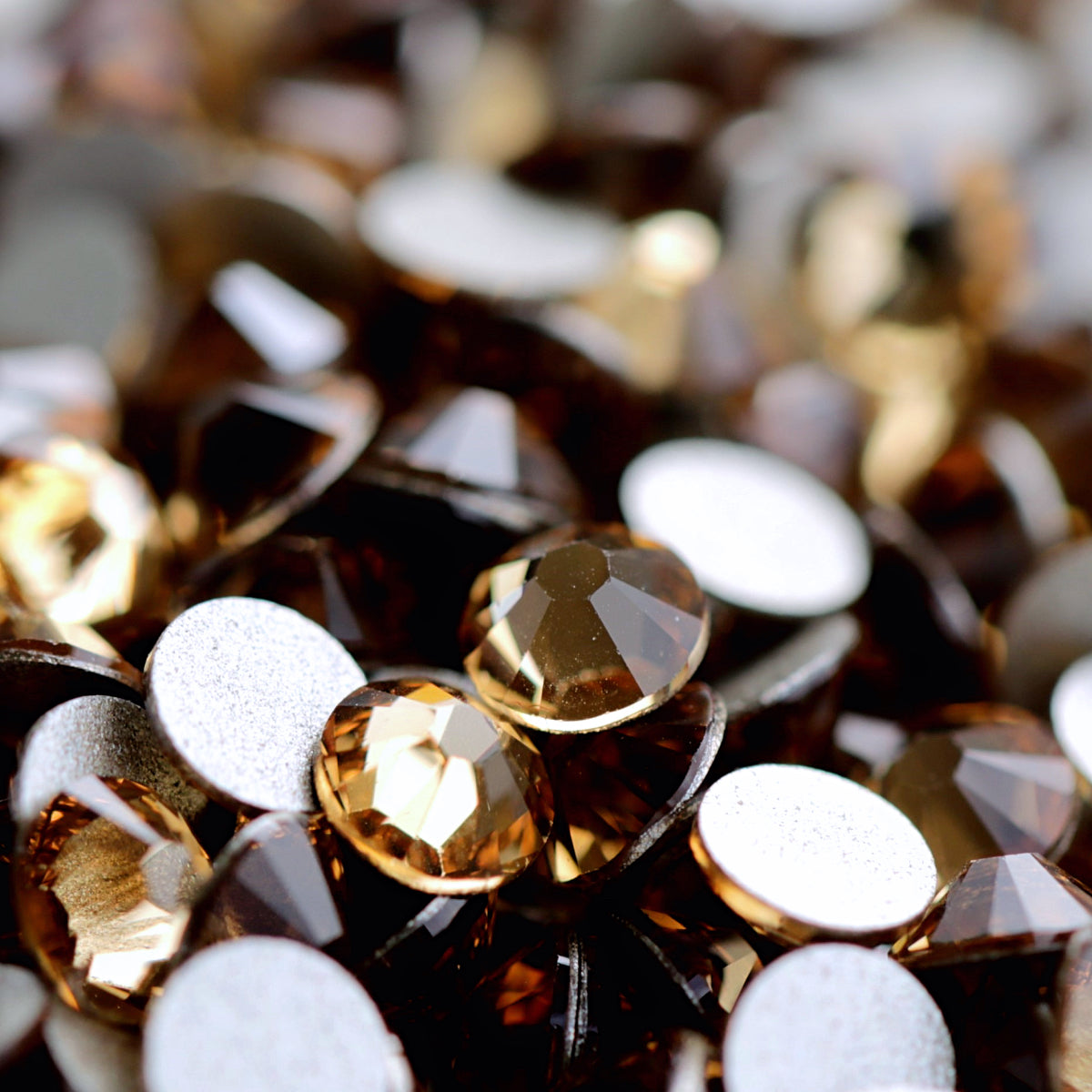 swarovski crystal rhinestone light colorado topaz color