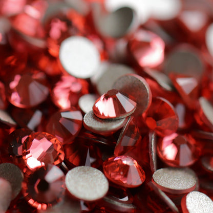 swarovski crystal rhinestone padparadscha color